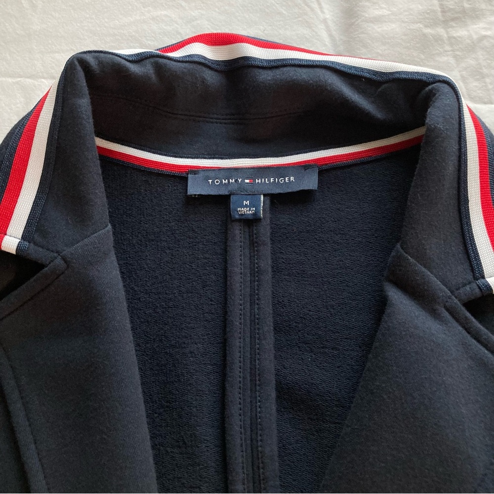 Tommy Hilfiger French Terry Knit Nautical Blazer M - Picture 14 of 17